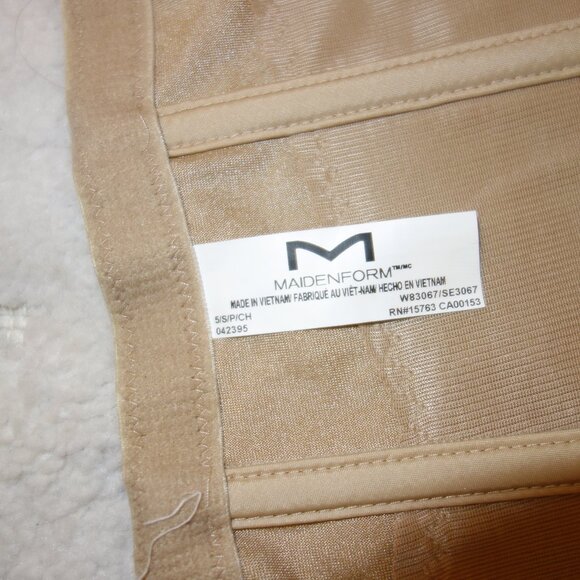 Maidenform Waist Corset Beige Floral - size S - Never Worn - Picture 5 of 6